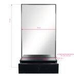 Gabbiano q-046b kaptafel met spiegel  3