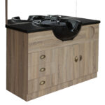 Gabbiano qt-001 Barber kaptafel wasunit met wastafel  2