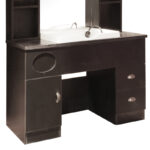 Gabbiano qt-005 Barber kaptafel wasunit met wastafel  4