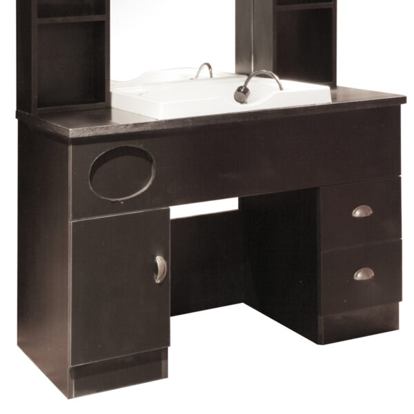 Gabbiano qt-005 Barber kaptafel wasunit met wastafel  4