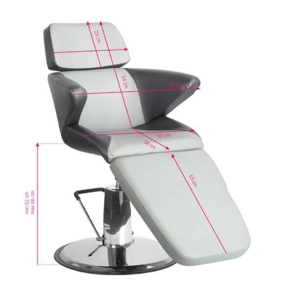 Make-up en make-up stoel a330 zwart en grijs  8