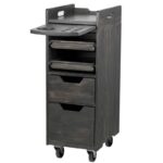 kappers werkwagen hout 991 grijs  2