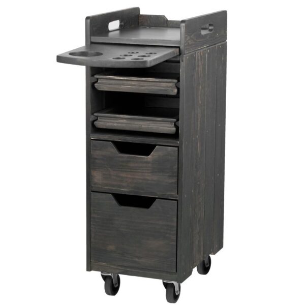 kappers werkwagen hout 991 grijs  2