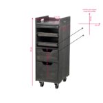 kappers werkwagen hout 991 grijs  5