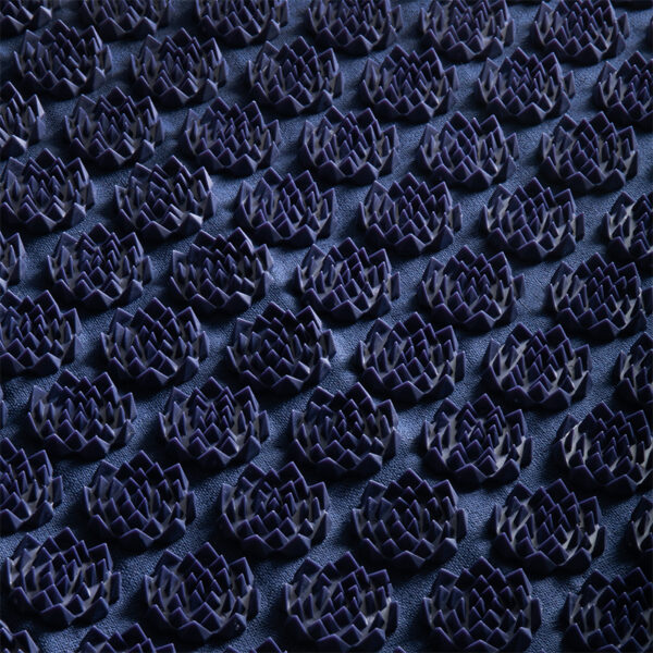 Activfizjo premium natuurlijke marineblauwe acupressuurmat ontmoette een kussen  5