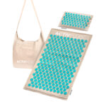 Acupressuur Mat Activfizjo Premium Natural Beige en Turquoise  1
