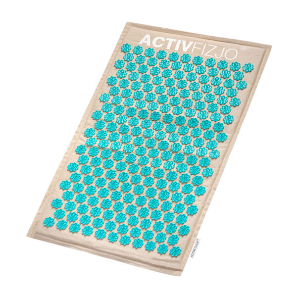Acupressuur Mat Activfizjo Premium Natural Beige en Turquoise  4