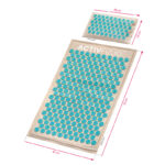 Acupressuur Mat Activfizjo Premium Natural Beige en Turquoise  8