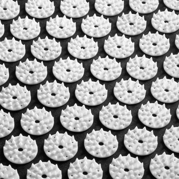 Acupressuurmat Activfizjo Grote Basic Zwart en Wit ontmoette een kussen  4