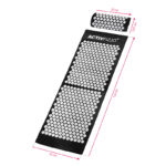 Acupressuurmat Activfizjo Grote Basic Zwart en Wit ontmoette een kussen  6