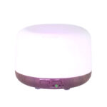 Aroma diffuser luchtbevochtiger spa 01 donker hout 300 ml + timer  2
