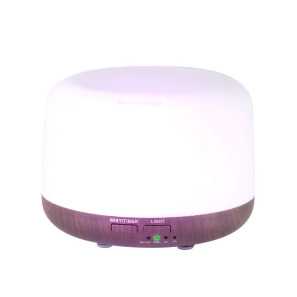Aroma diffuser luchtbevochtiger spa 01 donker hout 300 ml + timer  2