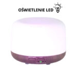 Aroma diffuser luchtbevochtiger spa 01 donker hout 300 ml + timer  3