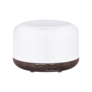 Aroma diffuser luchtbevochtiger spa 01 donker hout 300 ml + timer  1