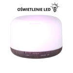 Aroma diffuser luchtbevochtiger spa 03 donker hout 500 ml + timer  3