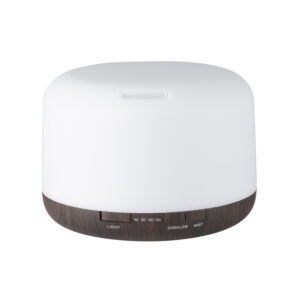 Aroma diffuser luchtbevochtiger spa 03 donker hout 500 ml + timer  1