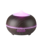 Aroma diffuser luchtbevochtiger spa 06 donker hout 400 ml + timer  2