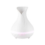 Aroma diffuser luchtbevochtiger spa 15 wit hout 400 ml + timer  2