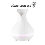 Aroma diffuser luchtbevochtiger spa 15 wit hout 400 ml + timer  3