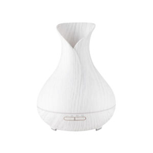 Aroma diffuser luchtbevochtiger spa 15 wit hout 400 ml + timer  1