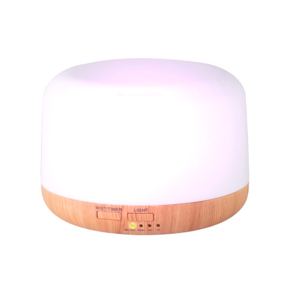 Aroma diffuser spa luchtbevochtiger 01 licht hout 300 ml + timer  2