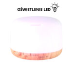 Aroma diffuser spa luchtbevochtiger 03 licht hout 500 ml + timer  3