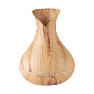 Aroma diffuser spa luchtbevochtiger 15 licht hout 400 ml + timer  1