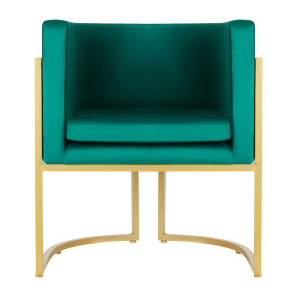 Behandelstoel ontmoette Armleuning Velvet MT-308 groen  4