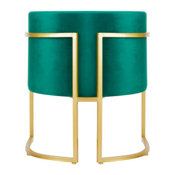 Behandelstoel ontmoette Armleuning Velvet MT-308 groen  5