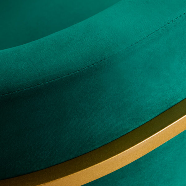 Behandelstoel ontmoette Armleuning Velvet MT-308 groen  6