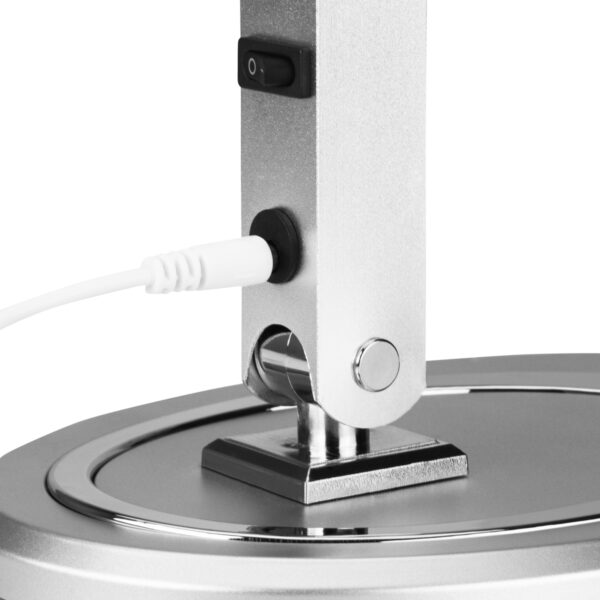 Bureaulamp slanke led zilver all4 -light  4