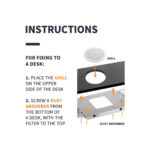 Cassette stof absorber Momo Profesional J02 Wit  8