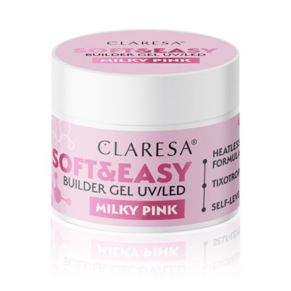 Claresa Builder Gel Soft & Easy Gel Milky Pink 90G  4