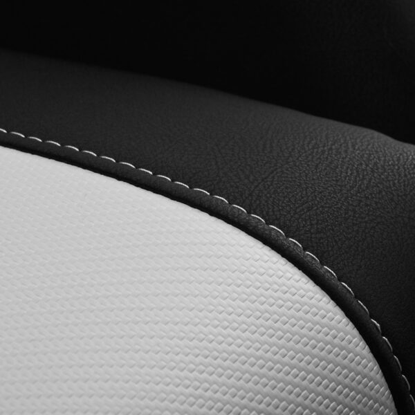 Dark Zwart / Wit Gamestoel - Afbeelding 17