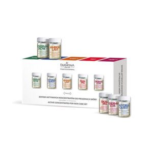 Farmona Set van actieve huidverzorgingsconcentraten (Derma Acne + * 2 Hydra Quest * 2 Amber Lavi * 2 Scalpel * 2 Dermacos * 2) 10x5ml  1