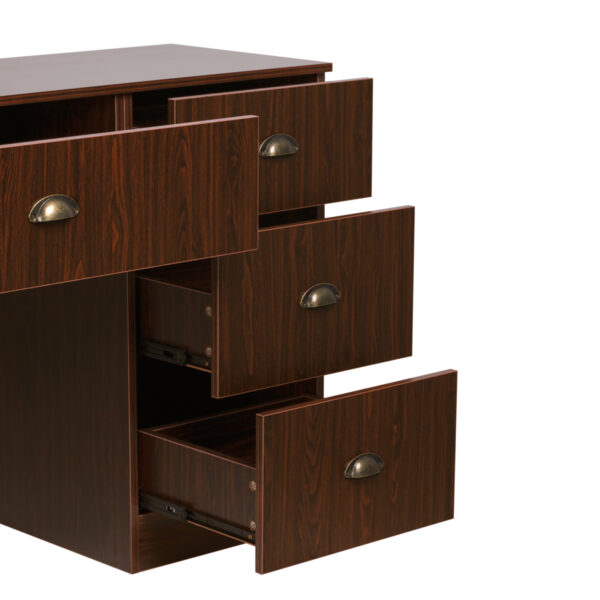 Gabbiano Barbersalon Kaptafel Spiegel MT-1112 Nut  4