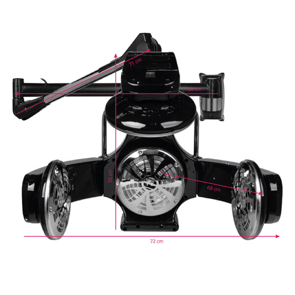 Gabbiano Climazone Hanging 868a Zwart  5