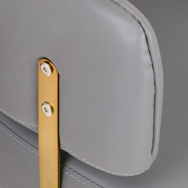 Gabbiano Kappersstoel Linz Goud Grijs  5