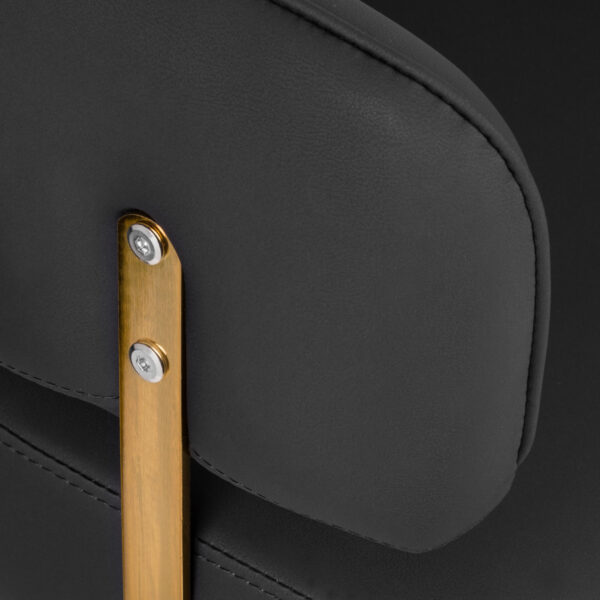 Gabbiano Kappersstoel Linz Goud Zwart  5