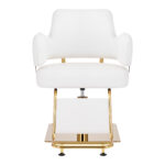 Gabbiano Kappersstoel Linz Wit Goud  3