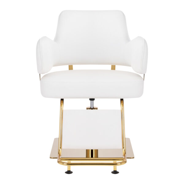 Gabbiano Kappersstoel Linz Wit Goud  3