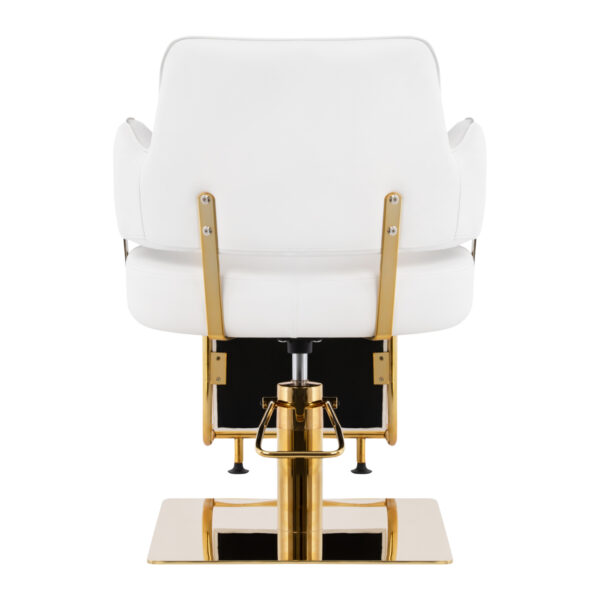 Gabbiano Kappersstoel Linz Wit Goud  5