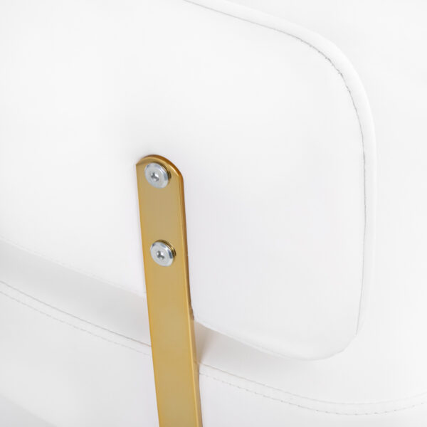 Gabbiano Kappersstoel Linz Wit Goud  6