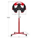 Gabbiano Standing Climazone 828 10 Heads Rood  7