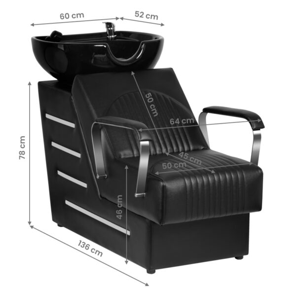 Gabbiano Zwart Orlean wasunit  9