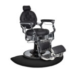 Hairdressing mat under a semicircular behandelstoel met armleuning  2