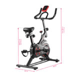 Hometrainer spinningfiets magneto 01 Zwart  6