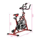 Hometrainer spinningfiets magneto 06 rood  6