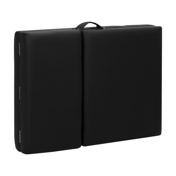 Houten opklapbare massagetafel comfort activfizjo lux 3-secties 190x70 zwart - Afbeelding 15