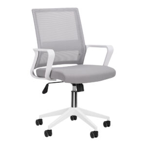 Kantoor Stoel QS-11 wit-grijs  1